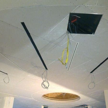 Ansicht einer Decke im Trockenbau
